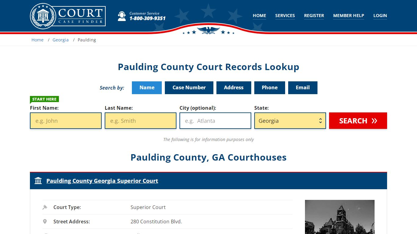 Paulding County Court Records | GA Case Lookup